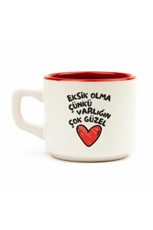 Verpassen Sie es nicht, weil Ihre Existenz sehr schön ist. Weiße Venus-Tasse – Geschenk-Keramik-Tasse - 1