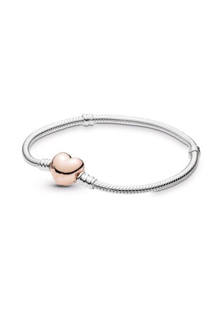 Versilbertes Rosen-Herz-Armband Eh01rs eh01 - 2