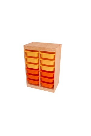 Vertikaler Spielzeugschrank (Holz) Organizer04 - 3