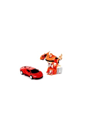 Verwandelnder Spielzeugroboter, Auto-Pull-Drop-Transformer, verwandelnder Roboter 1:32 PRA-1528233-6318 - 3