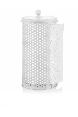 Verzinkter Handtuch-/Serviettenhalter, 30 x 14 cm, Weiß, GLV0616, GLV0616 - 2