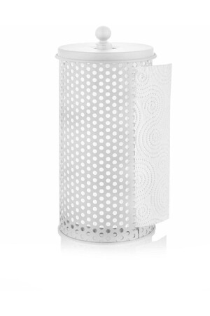 Verzinkter Handtuch-/Serviettenhalter, 30 x 14 cm, Weiß, GLV0616, GLV0616 - 1