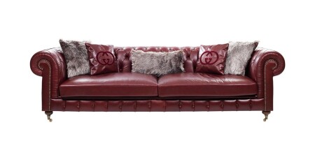 Viersitziges Sofa Ravesa aus Kunstleder - 1