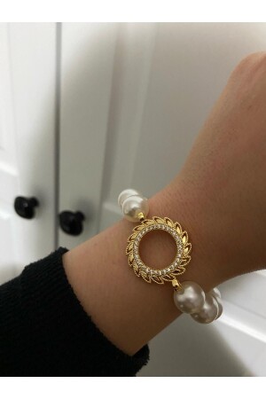 Viertelgoldenes passendes Perlenarmband - Ent Collection