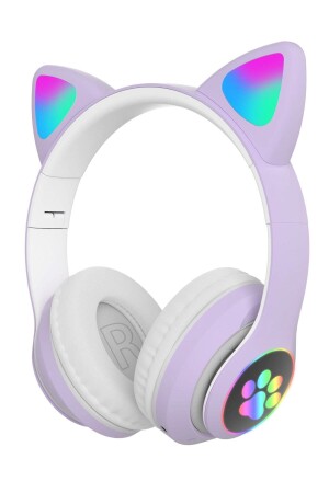 Vilya Cat Ear Detaillierter kompatibler kabelloser Bluetooth-Kopfhörer für Kinder + Aux-Kabel VILYASTN-28 - 1