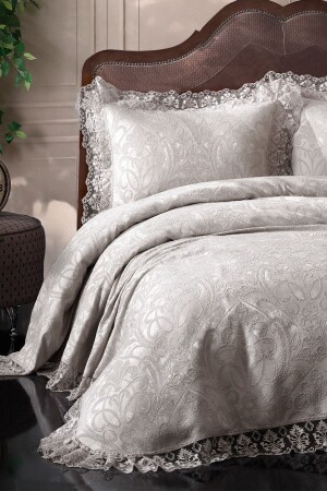 غطاء سريري من ورق فيترو (حجر) VİO1 - BİRHOME