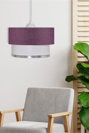 مصباح معلق MNZ-Vip شمع Chrome / Purple EV-146 - EvLight