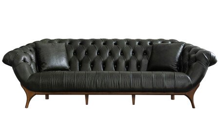 Virginia-Sofa aus echtem Leder - 3