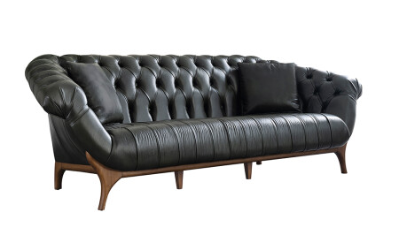 Virginia-Sofa aus echtem Leder - 6