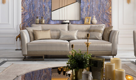 Visage Sofa Grau - 6