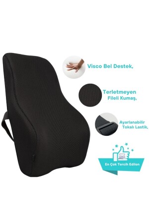 Visco-Taillenkissen Rückenkissen Orthopädisches Taillenkissen 100 % Visco-Stützkissen PİLLOWART-SYH - 3