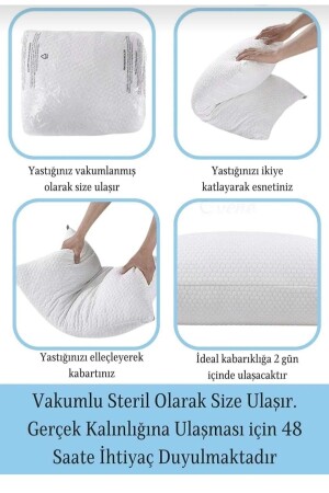 Vısco Yastık Ortopedik Boyun Fıtığı Yastığı Medikal Boyun Ağrısı Yastığı Boyun Destekli Yastık Çılgın baykuş - 6