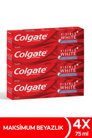Visible White Maksimum Beyazlık Beyazlatıcı Diş Macunu 75 ml X4 Adet 692035482664149 - 1