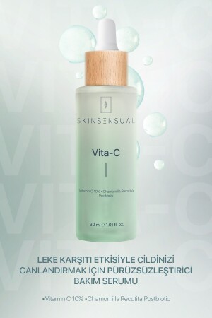 Vita-c Vitamin C 10 %, postbiotisches und hauttonausgleichendes Hautpflegeserum 30 ml TYC00267486748 - 1
