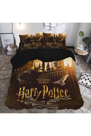 Vita Desing Harry Potter 3D-gedrucktes Doppelbett-Bettbezug-Set HERI1010 - 1