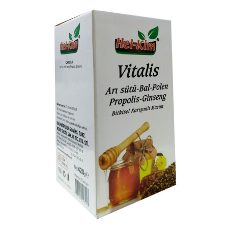 Vitalis Arı Sütü Bal Polen Propolis Ginseng Karışımı 420 Gr - 9