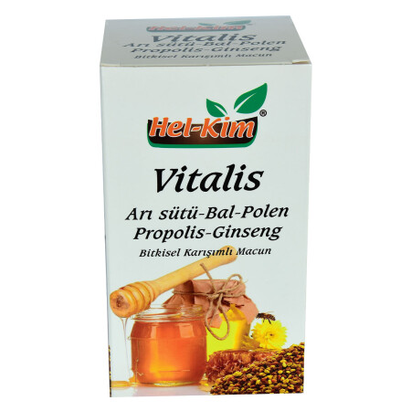 Vitalis Arı Sütü Bal Polen Propolis Ginsengli Bitkisel Macunnu 780 Gr - 7