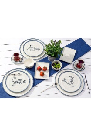 Vitality 30-teiliges Frühstücksset für 6 Personen 04alm007090 - Porland