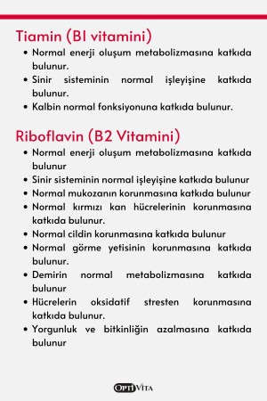 Vitamin B Complex 50 Kapsül B1- B2- B3- B5- B6- B12 Vitaminleri- Kolin- İnositol- Folik Asit- Biotin - 4