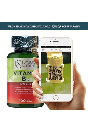 Vitamin B12 1000 Mcg 100 Kapsül - 5