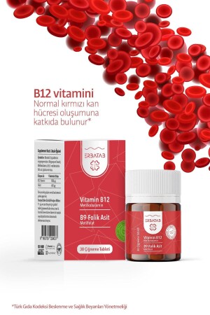 Vitamin B12- Folik Asit B9-Metilkobalamin-Metilfolat - 8