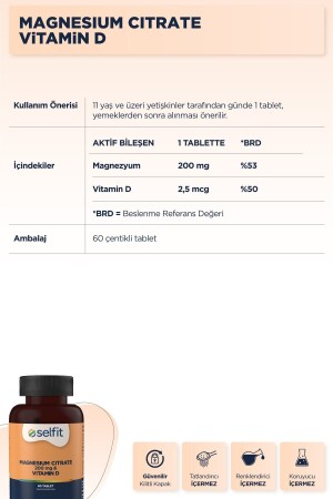 Vitamin B12 & Magnesiumcitrat & Vitamin D - 5