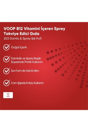 Vitamin B12 Methylcobalamin 1000 Mg Sprey-damla 10 ml F150C - 6