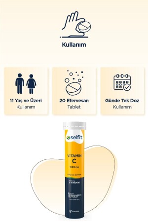 Vitamin C 1000 mg 20 Brausetabletten - 4