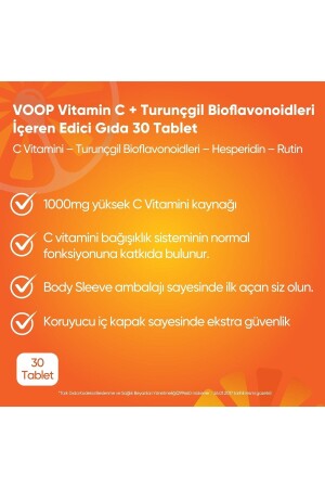 Vitamin C 1000 Mg 30 Tablet VoopVitaminCkapsül - 7