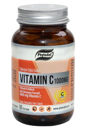 Vitamin C 1000 Mg - 60 Tablet PHYTDFCLLGNTBLT-83 - 2