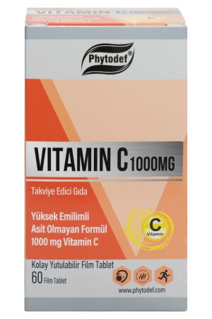 Vitamin C 1000 Mg - 60 Tablet PHYTDFCLLGNTBLT-83 - 7