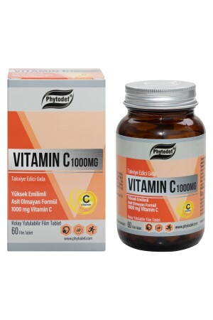 Vitamin C 1000 Mg - 60 Tablet PHYTDFCLLGNTBLT-83 - 8