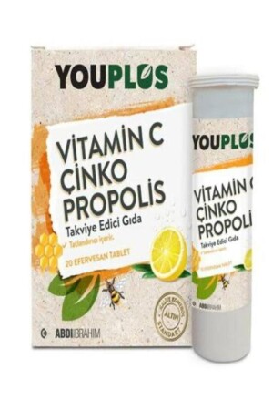 Vitamin C Çinko Propolis 20 Efervesan Tablet - 2