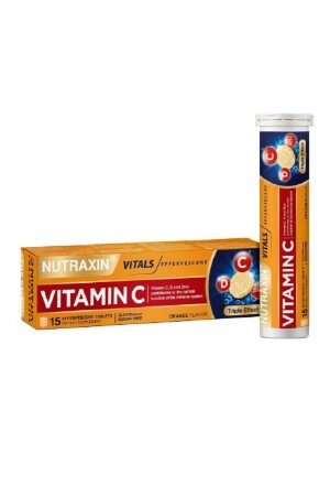 Vitamin C-d Ve Çinko Efervesan Tablet 15 Adet - 1