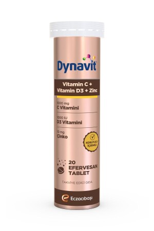 Vitamin C + Vitamin D3 + Zink Zinktablette - 8