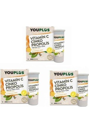 Vitamin C Zink Propolis 20 Brausetabletten 3 Boxen - 2