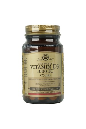 Vitamin D3 1000 Iu 100 Çiğnenebilir Form 20252 - 2