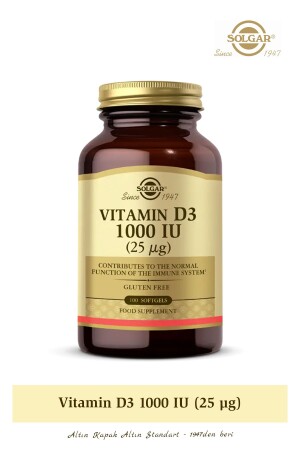 Vitamin D3 1000 Iu 25 Mcg 100 Weichkapsel - 1