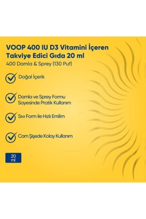 Vitamin D3 400 Iu Sprey-damla 20 ml 121 - 4