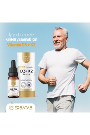 Vitamin D3 K2 2 in 1 Tropfen Vitamin D3 K2 - 7