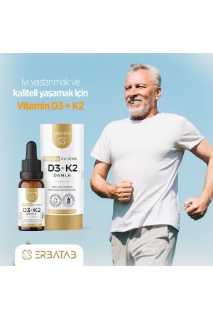 Vitamin D3 K2 2'si 1 Arada Damla D3 K2 Vitamin - 4