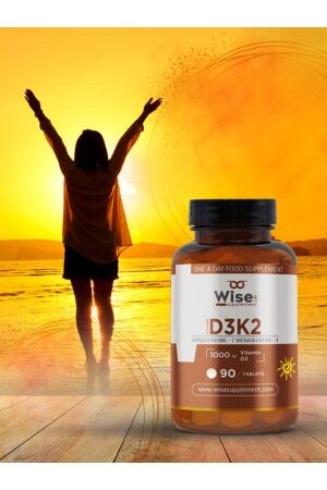 Vitamin D3 - K2 90 Tablet - 4