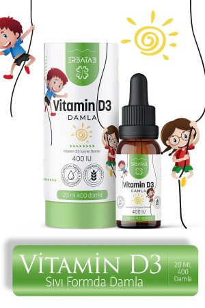 Vitamin D3 Kids 20 ML 400 IU Damla - 6