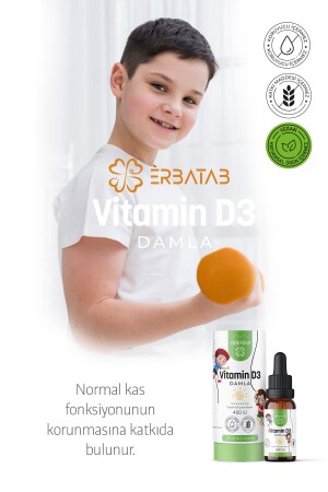 Vitamin D3 Kids 20 ML 400 IU Damla VT0002 - 7
