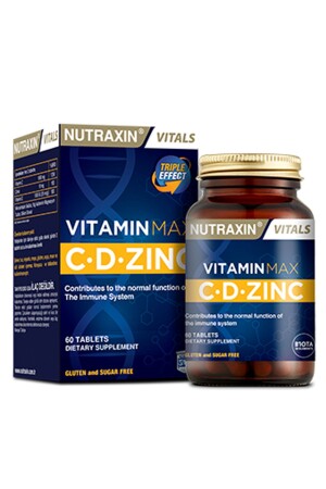 Vitamin Max C D Zinc 60 Tablet - 1