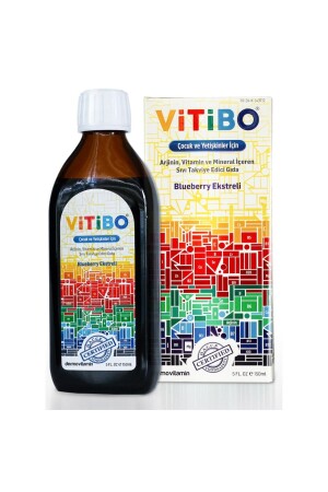 Vitibo Arginin Vitamin Mineral Sirup für Kinder und Erwachsene 150 ml 00122200 - 2