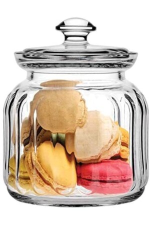 Viva Glass Jar – Vorratsbehälter aus Glas 6 Stück 900 cc Fma05051 019oa Adasya Home Viva 06 - 4