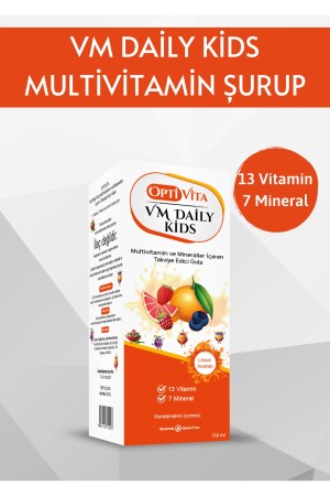 Vm Daily Kids Çocuklar Için Multivitamin Çocuk Şurubu 150 Ml - 4