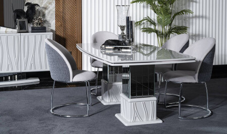 Voga Luxury Yemek Masası Takımı - Cadde Yıldız