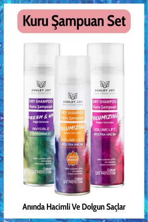 Volumengebendes, sauberes und frisches Trockenshampoo im natürlichen Look, 200 ml, 3er-Set, vegan - 2